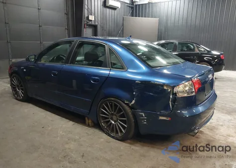 2008 Audi A4 S-Line 2.0T Quattro Turbo z USA, uszkodzony, nr VIN WAUEF78E48A136678